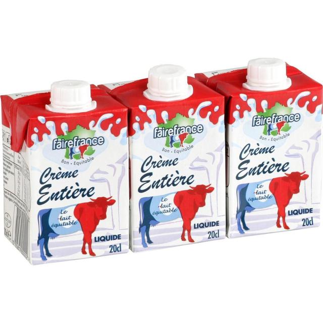 3700819800118 - Faire France - Crème entière liquide 30%mg