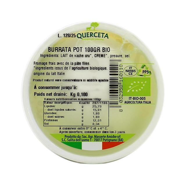 8032958160118 - Querceta - Burrata Bio