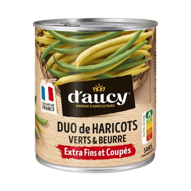 3017800230718 - D'aucy - Duo Haricots Verts et Haricots Beurre