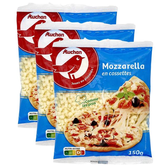 2050000410918 - Auchan - Mozzarella en cossettes