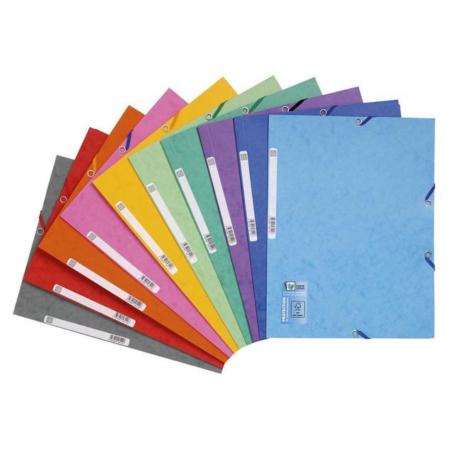 3037920581118 - Exacompta - Chemise plate 24 x 32 cm