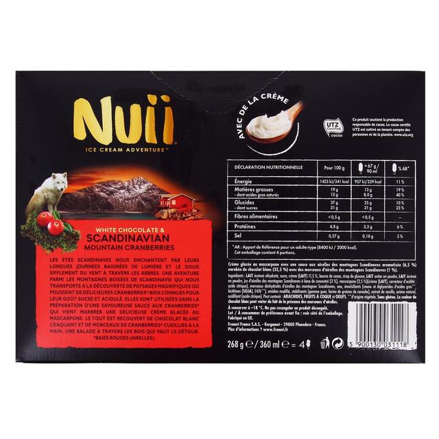 5900130031118 - Nuii - Bâtonnets glacés Chocolat Blanc- Baies rouges