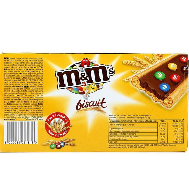5900951251818 - M&M'S - 10 Biscuits chocolat