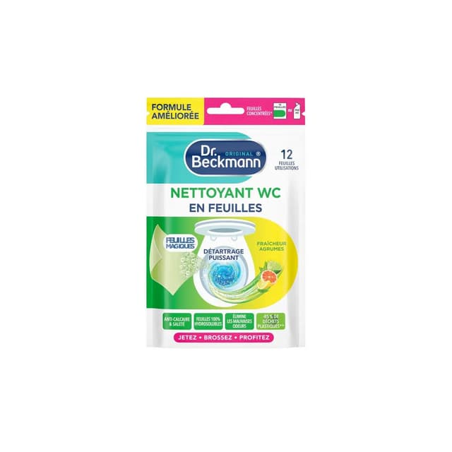 4008455632018 - Dr Beckmann - Nettoyant WC en feuille agrumes