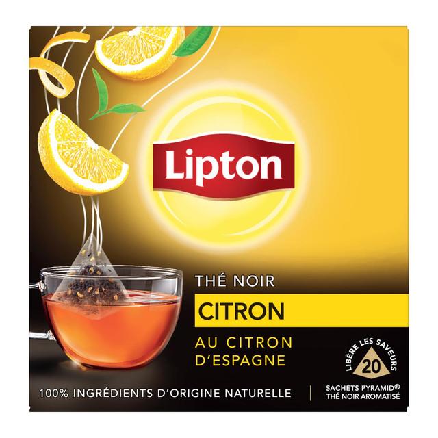 5063270105818 - Lipton - The noir au citron sachet pyramide