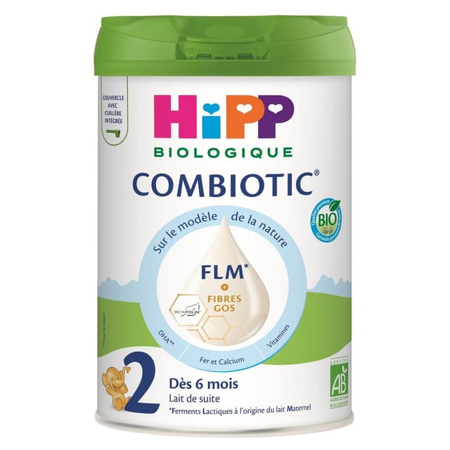 4062300456518 - Hipp - Lait bébé en poudre Combiotic FLM Bio 2ème âge, 6-12 mois