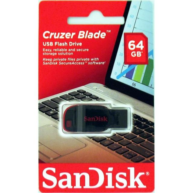 0619659097318 - Sandisk - Clé USB 64Gb 2.0 Cruzer Blade