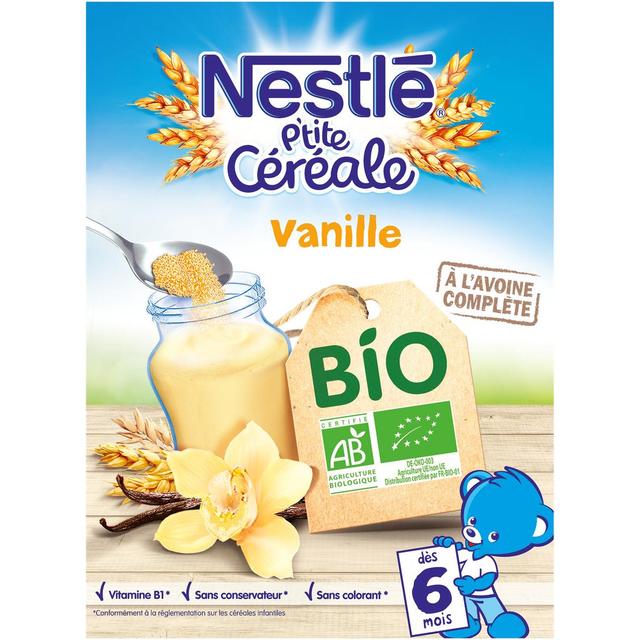 7613036197618 - Nestlé - P'tite Céréale - Petite céréale vanille bio dès 6 mois