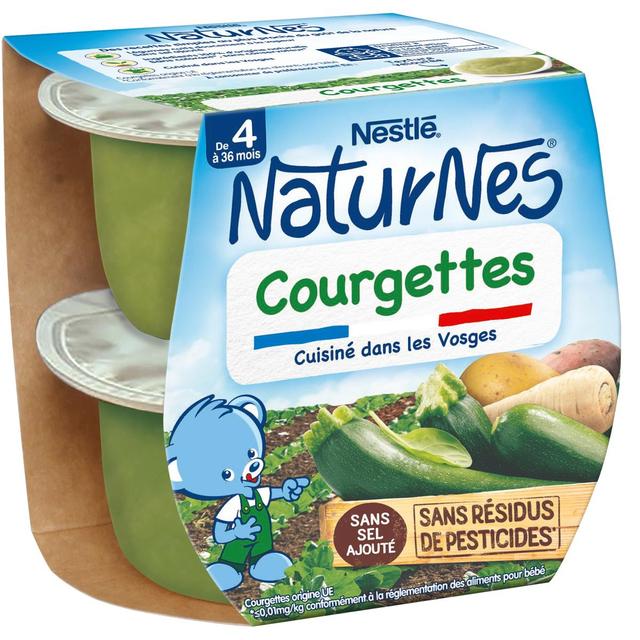 7613031478118 - Nestlé - Naturnes - Courgettes Bol Bébé Dès 4 mois