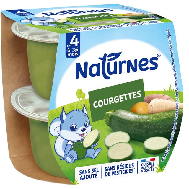 7613031478118 - Naturnes® - Courgettes Bol Bébé Dès 4 mois