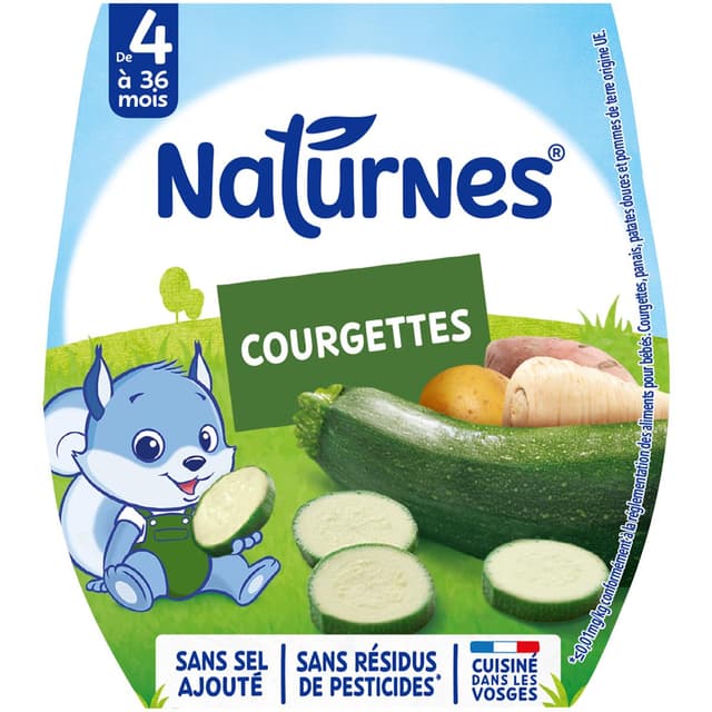 7613031478118 - Naturnes® - Courgettes Bol Bébé Dès 4 mois