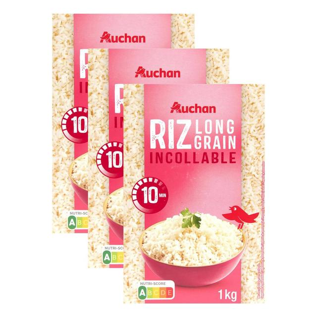 2050000408618 - Auchan - Riz long grain incollable Cuisson 10 min