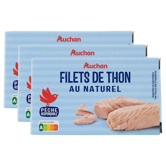 2050000409318 - Auchan - Filets de thon au naturel