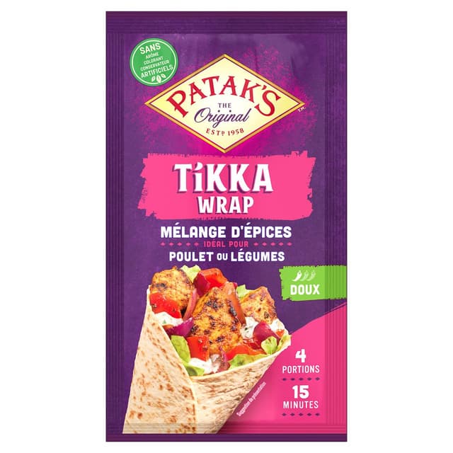 5011308000819 - Patak's Original - Mélange Epices Tikka Masala coriandre piment