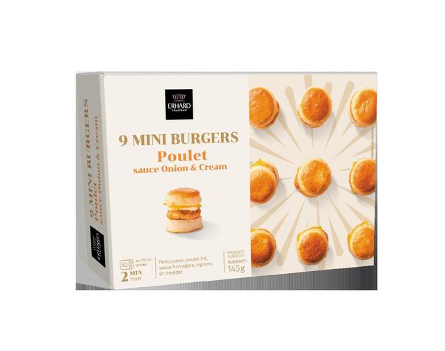 3422828040919 - Erhard traiteur - Minis burgers poulet onion cream