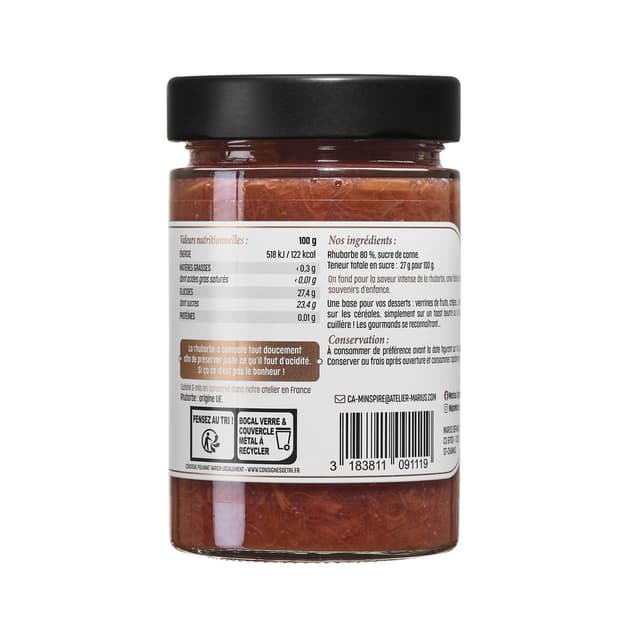 3183811091119 - Marius, L'Épicerie Inspirée - La Délicieuse Rhubarbe