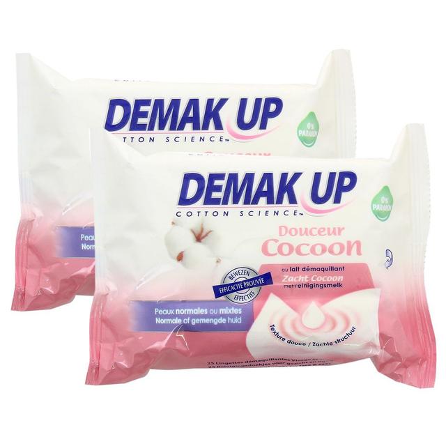 2050000341519 - Demak Up - Lingettes douceur coton peaux normales à mixtes