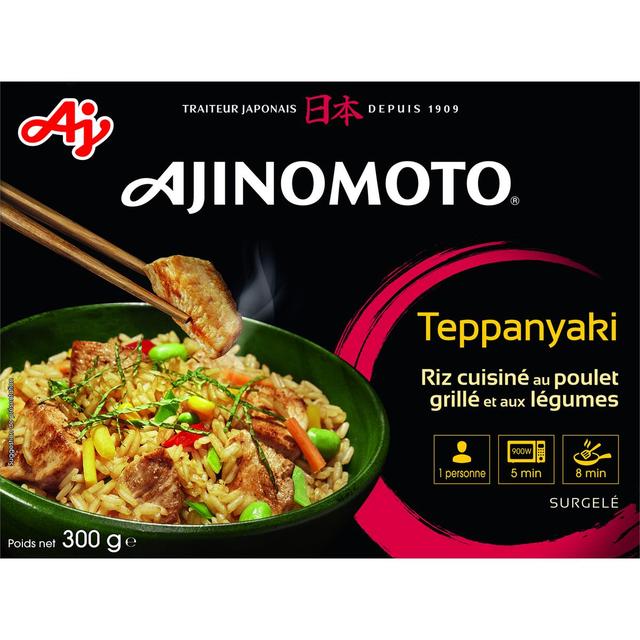 3700417301819 - Ajinomoto - Teppanyaki- Riz cuisiné au poulet grillé et aux légumes