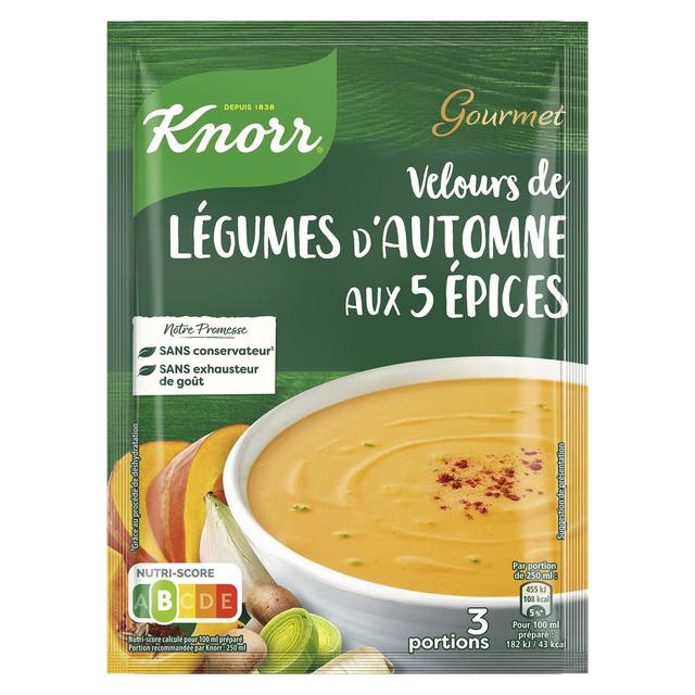 8720182921819 - Knorr - Soupe Velours de Légumes d'Automne aux 5 épices