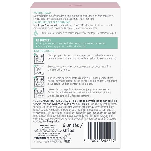 3178040202719 - Diadermine - Strip purifiant front, nez et menton