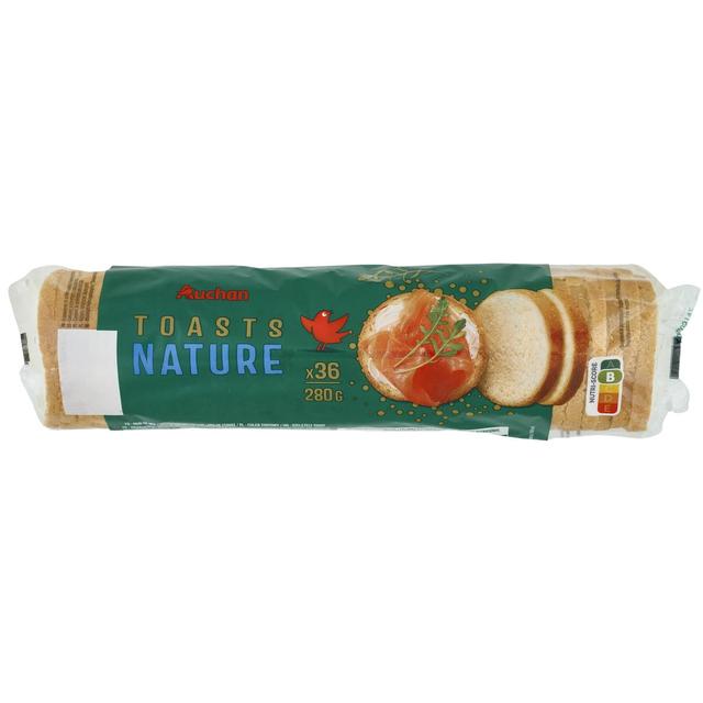 3596710082919 - Auchan - Toasts Nature