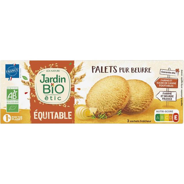 3456300014419 - Jardin Bio Etic - Biscuits palets pur beurre Bio