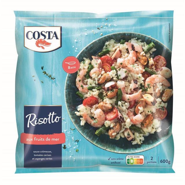 4008467054419 - Costa - Risotto aux fruits de mer- Crevettes, moules, calamars, tomates cerise et asperges