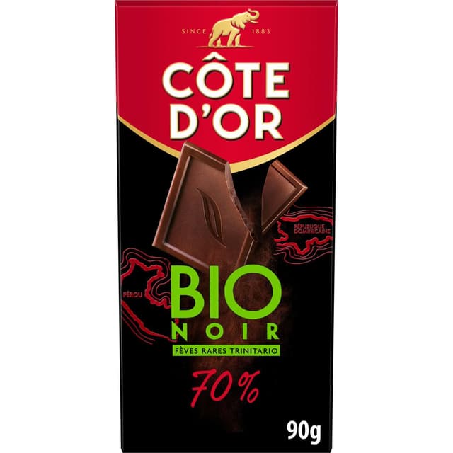 7622210724519 - Côte d'Or - Chocolat noir bio 70% de cacao