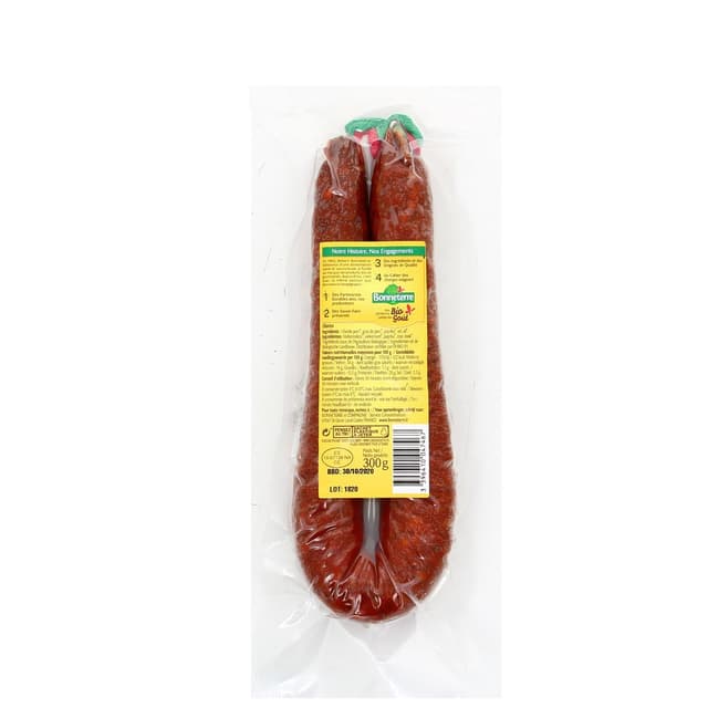 3396410246419 - Bonneterre - Chorizo Bio Sarta