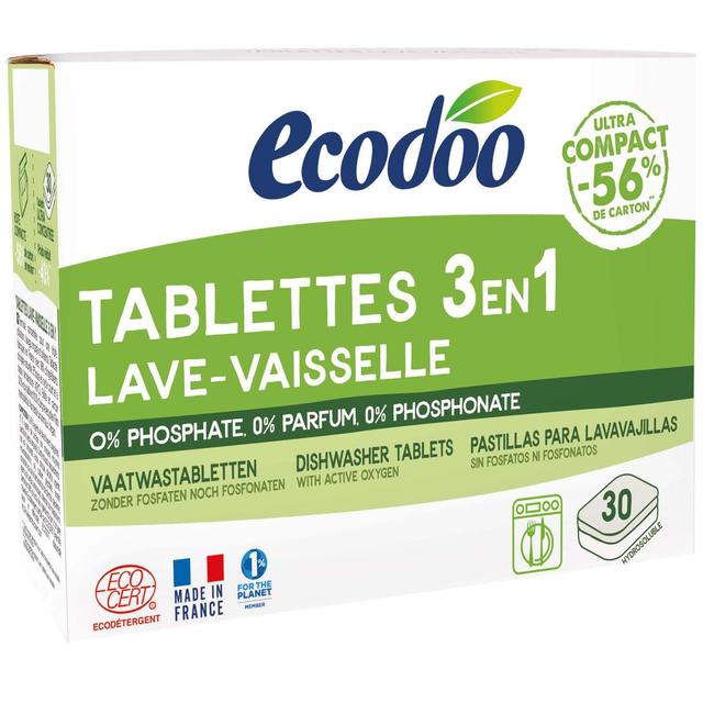 3380380097119 - Ecodoo - Tablette lave-vaisselle 3 en1 Ecocert