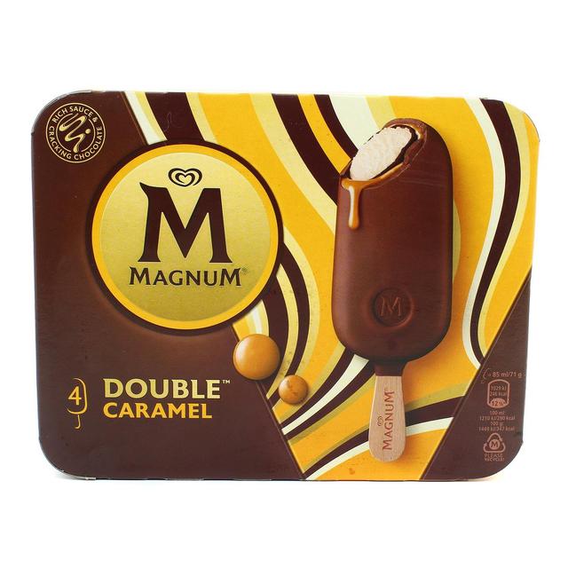 8711327577619 - Magnum - Bâtonnets glacés Double caramel