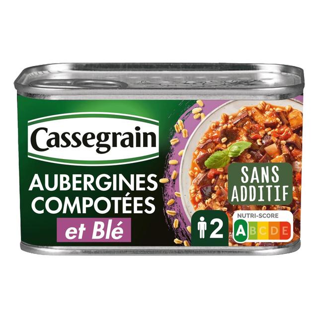 3083681168419 - Cassegrain - Aubergine compotée et blé
