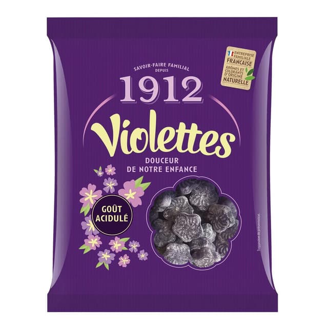 3501275010420 - Verquin - Bonbon Violettes Goût Acidulé