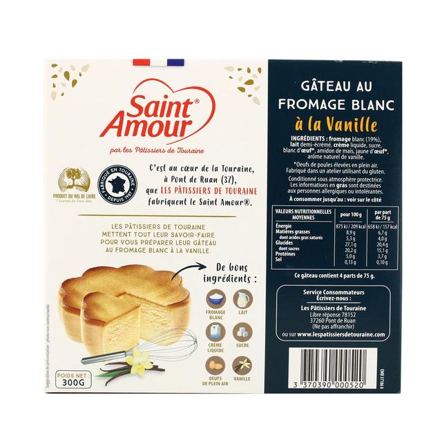 3370390000520 - Saint Amour - Gâteau au Fromage Blanc Vanille