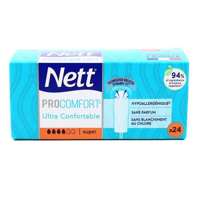 3574661350820 - Nett - Tampons hygiéniques procomfort flux super