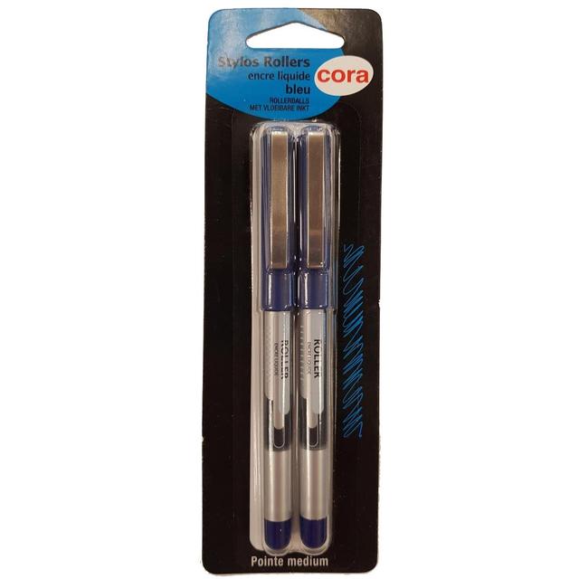 3257985771020 - Cora - Stylos Rollers Ancre Bleue liquide