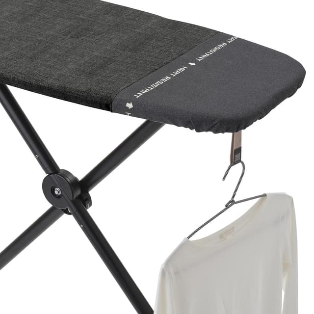8710755241420 - Brabantia - Table à repasser et à vapeur D 135x45 cm, zone repose-fer résistante à la chaleur - Denim Black