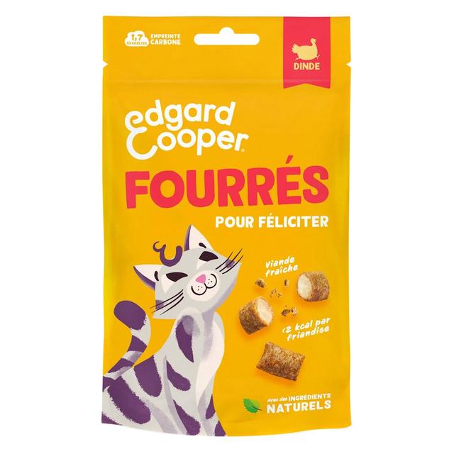 5404040801620 - Edgard Cooper - Fourrés à la Dinde Sans Céréales - Friandise pour Chat