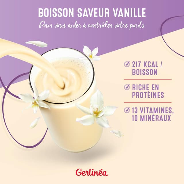 3175681852020 - Gerlinéa - 4 Repas à boire saveur vanille