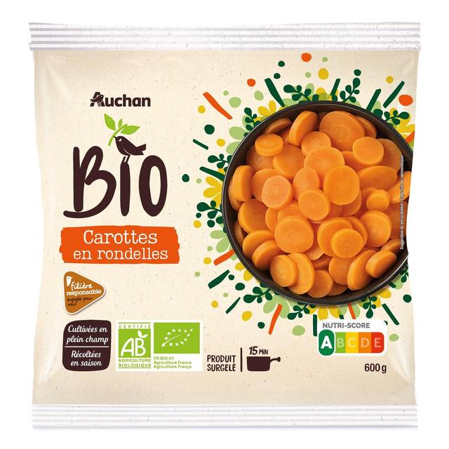 3596710442720 - Auchan BIO - Carottes en rondelles bio filière responsable