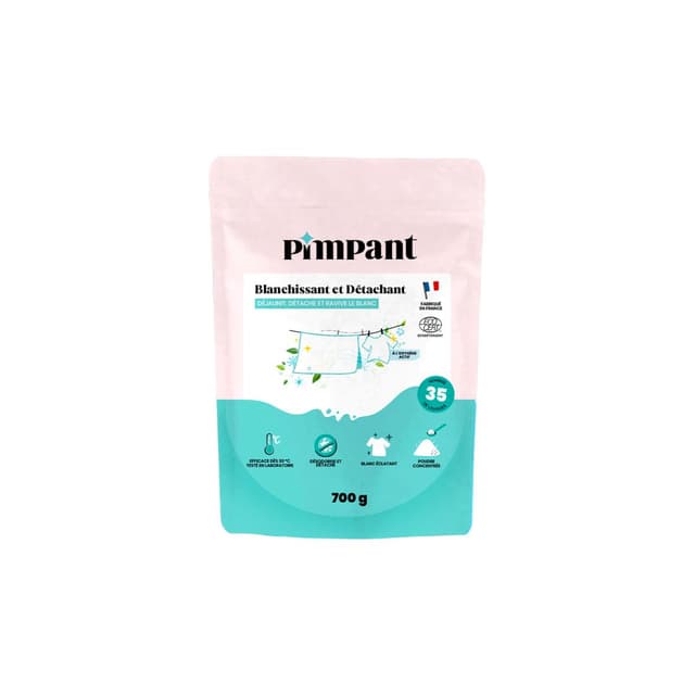 3760349454120 - Pimpant - Poudre À Linge Blanchissantes 100% Naturelle