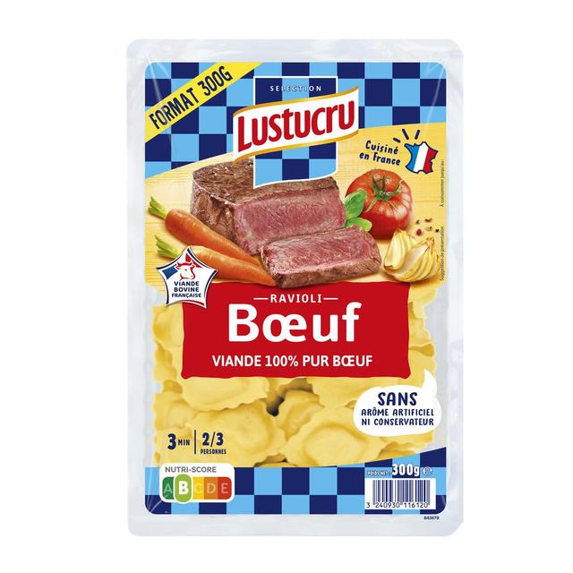 3240930116120 - Lustucru - Raviolis au Boeuf aux Petits Oignons