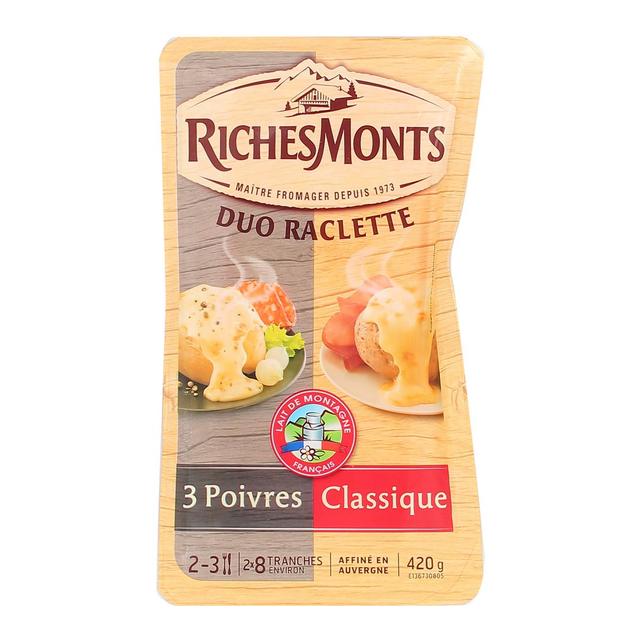 3176582016320 - Richesmonts - Raclette nature et 3 poivres