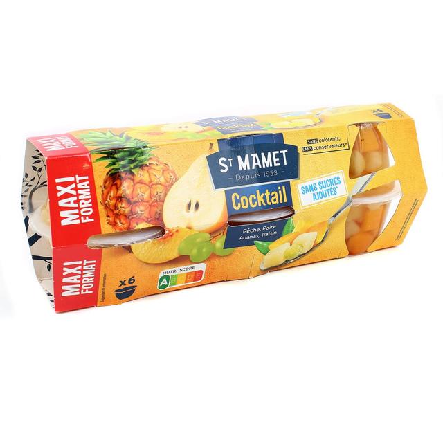 3080920996420 - St Mamet - Cocktail de Fruits Sans sucres ajoutés