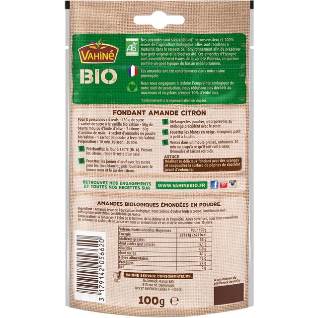 3179142056620 - Vahine - Amandes en poudre bio