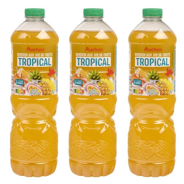 2050000406720 - Auchan - Boisson au jus de fruits goût tropical