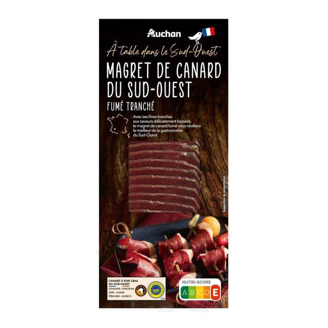 3254563917320 - Auchan Terroir - Magret de Canard du Sud-Ouest Fumé