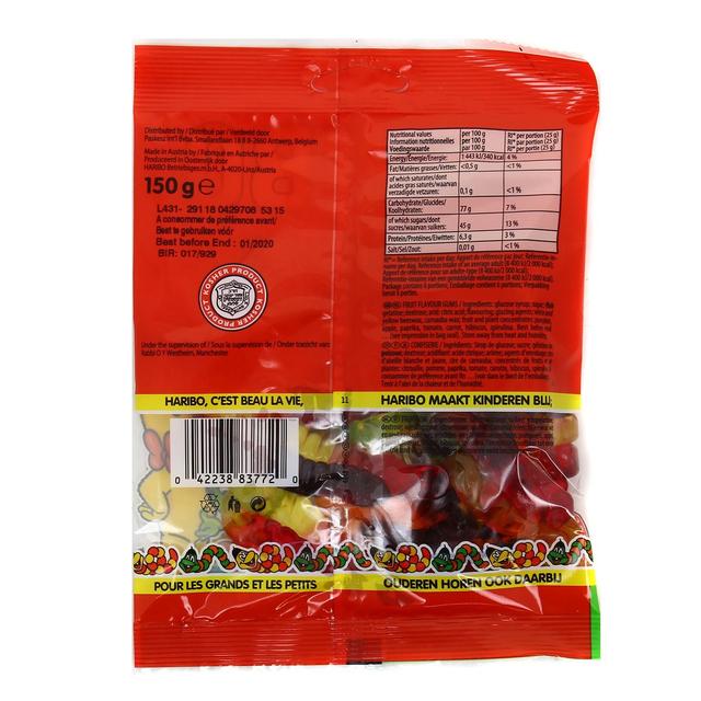 0042238837720 - Haribo - Wummis, Confiserie saveur fruit