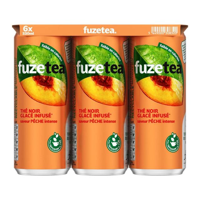 5449000308320 - Fuze Tea - Thé noir glacé infusé saveur pêche intense