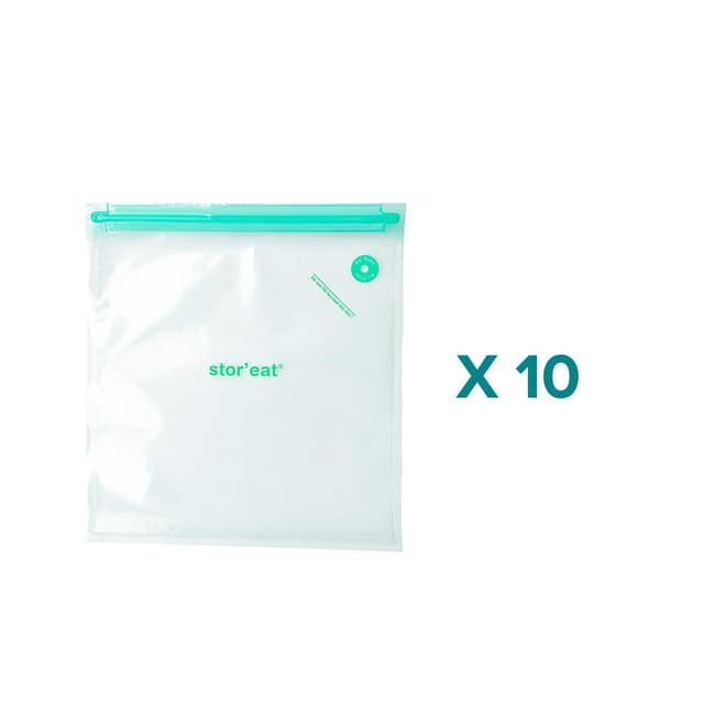 3485990938620 - Mastrad - Lot de 10 sacs sous vide Storeat Taille S